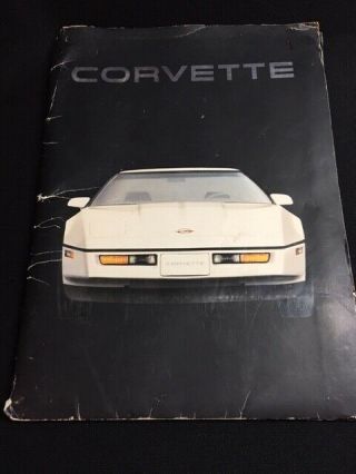 Vintage Rare 1984 Corvette Factory Gm Press Final Release Kit Package 35 Yrs Old