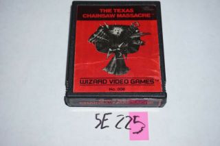Texas Chainsaw Massacre Atari 2600 Video Game Rare