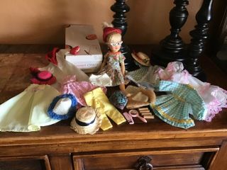 Vintage Horsman’s Cindy Doll With Box And Clothes