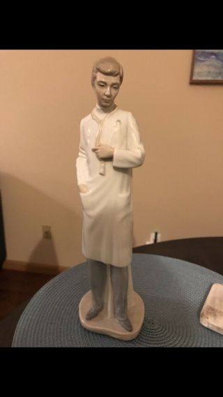 1979 Lladro Nao Daisa 13.  5 " Doctor Figurine Figure Rare Nr Spain