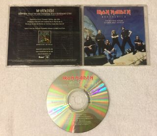 Iron Maiden Very Rare Wrathchild 1999 Promo Cd Bruce Dickinson Vocal Version