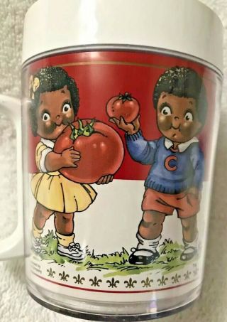 Vintage 1994 Rare Campbell’s Kids Soup Thermo Serv Mug/cup With Black Children