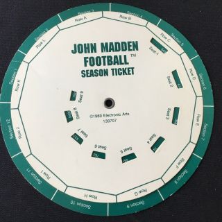 John Madden Football Vintage Rare Apple II 1988 3