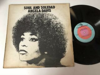 Angela Davis Lp Soul And Soledad Rare Orig