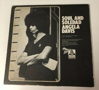 Angela Davis LP Soul And Soledad RARE ORIG 3