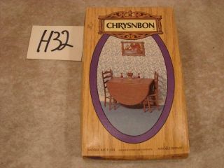 H32 Vintage Chrysnbon Drop - Leaf Table Dollhouse Miniature Model Kit F150 Unbuilt