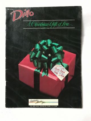 Rare Dino Kartsonakis Piano Book A Christmas Gift Of Love Lexicon 1985