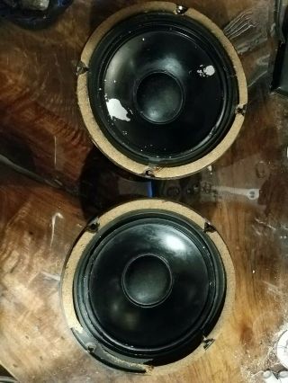 Rare Bozak B - 209bc 6 Inch Midrange Speakers Matched W/ Aluminum Cones
