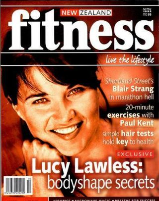 Zealand Fitness - Xena Lucy Lawless Cover - April May 1999 36 - Rare