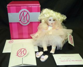 Vintage 2008 Marie Osmond Arabella Fairy Tot Porcelain Doll W/ & Box