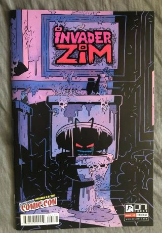 Invader Zim 1,  Nycc Variant,  2015 Oni Press,  Rare,  Nm/near