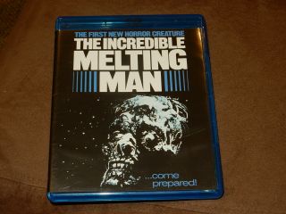 " The Incredible Melting Man " Scream Factory Blu - Ray Rare Oop Region A