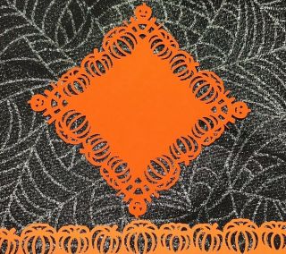 Rare Martha Stewart Ek Paper Craft Punch Xl Pumpkin Lace Border Corner Halloween