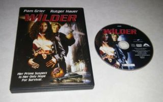 Wilder (dvd,  2003) Rare Oop Pam Grier Rutger Hauer Region 1 Usa