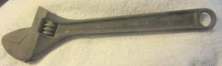 Vintage Crescent At112 12 Inch Adjustable Wrench,  Jamestown Ny Tool,  Usa,  Rare