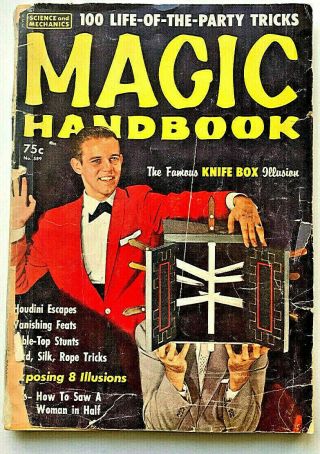 Rare 1962 Magic Handbook / Science & Mechanics