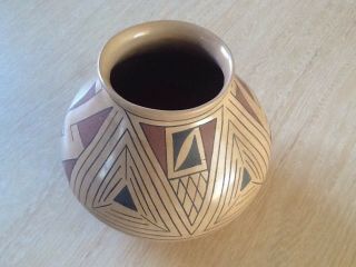 Vintage Native American Pueblo Indian Mata Ortiz Pot - Pre - Owned - Part Of Coll.