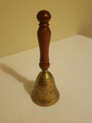 Antique Vintage Hand Bell - Teacher 