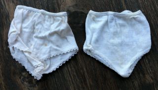 2 Pairs Vintage Chatty Cathy Doll Panties Underwear 1960’s