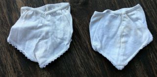 2 Pairs Vintage Chatty Cathy Doll Panties Underwear 1960’s 2