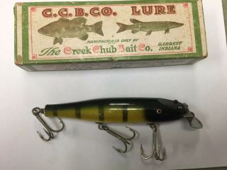 Vintage Creek Chub Ccbc Husky Pikie Fishing Lure No.  2304