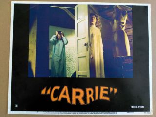 Carrie (1976) Lobby Card No.  7 Sissy Spacek Rare Horror Stephen King