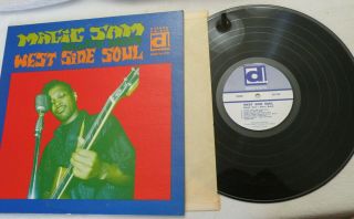 Lp,  Magic Sam Blues Band,  West Side Soul,  Rare 1968 1st Pr Chicago Blues,  Vg,