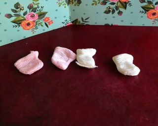 2 Pairs Of Rayon Socks For Ginny And Other 8 Inch Dolls
