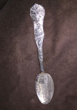 Antique Collectible Sterling Silver Birmingham,  Alabama Steel Plant Spoon