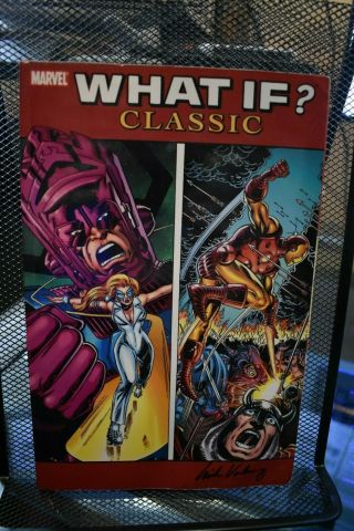 What If Classic Volume 6 Marvel Tpb Rare Oop Signed By Mike Vosburg Dazzler