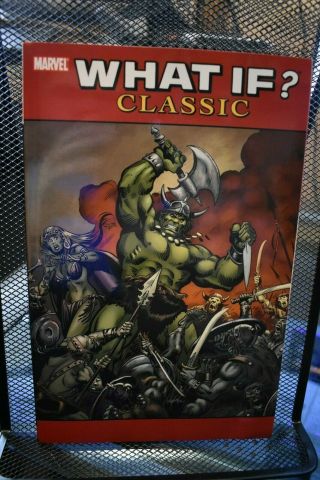 What If Classic Volume 4 Marvel Tpb Rare Oop Hulk Captain America Dr Doom Ff
