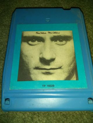 Phil Collins Face Value Rare Atlantic Records 8 Track Cartridge Tape