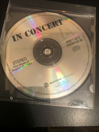 Led Zeppelin In Concert Miami Westwood One Show 92 - 36 August 31 1992 CD DJ Rare 2
