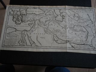 Antique Map " Imperium Assyriorum " Jean - Baptiste Delahaye