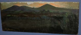 German art,  Antique expressionist oil painting,  Landscape,  signed E.  L.  Kirchner 2
