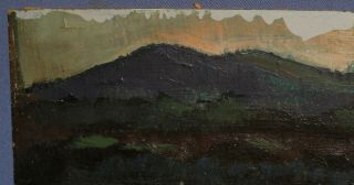 German art,  Antique expressionist oil painting,  Landscape,  signed E.  L.  Kirchner 3