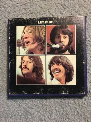 The Beatles - Let It Be - Apple - 4 Trk 7 1/2 Ips Stereo - Rare Reel To Reel