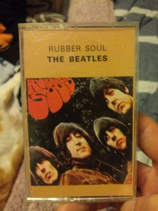 The Beatles Rubber Soul Cassette Tape Rare John Lennon Apple