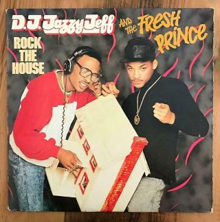 Dj Jazzy Jeff Fresh Prince Rock The House Word Up Lp Rare First Press Label