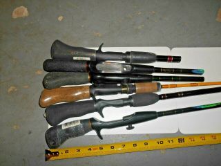 Zzzzzzzzzzzzz (6) Pistol Grip Fishing Rod Cut Offs/used//rare Items/free