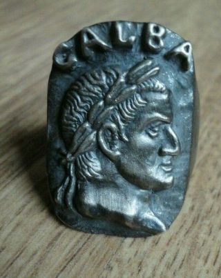 ANCIENT ROMAN RING WITH BUST INSERT - HIGHLY DECORATED CIRCA 40 AD 3