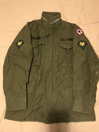 Rare Vietnam M65 Jacket 1st Pattern Size X - Small Regular