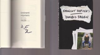 Eminent Hipsters / Signed / Donald Fagen / Steely Dan / Hardcover Rare