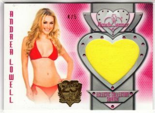 2019 Benchwarmer 25 Years Andrea Lowell Eclectic Swatch 4/5 Second Series 2 Rare
