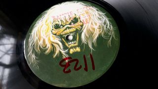 Iron Maiden Monster Rare Zimbabwe Promo Beast Metallica Kiss Purple Sabbath