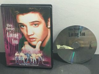 Rare Scarce Dvd Elvis Presley In Loving You Newly Remastered