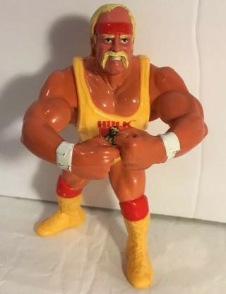 1990 Wwf Hasbro Hulk Hogan Bear Hug Vintage Rare
