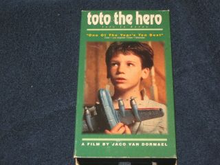 Toto The Hero Vhs (1991) Rare - This Is Not A Screener - French W/ English Subs