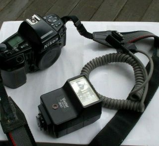 Rare Vintage Nikon N90s 35mm Film Camera Slr Body Flash Push Button Good Shape