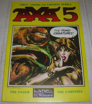 Axa 5 Rare First American Edition Series (1984) Eager & Carefree (fn/vf)